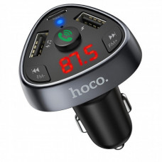 Fm Transmitter MP3 Car Charger 3.1A PD 2U Hoco E51 — Black