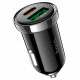 Car Charger 20W PD QC3.0 Hoco Z44 — Black