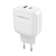 Home Charger 20W PD QC3.0 Borofone BA46A — White