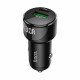 Car Charger 20W PD QC3.0 Digital Display Hoco Z42 — Black