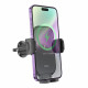 Car Holder Hoco HW4 Journey wireless fast charging (air outlet) — Black