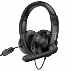 Gaming Headset 3.5mm & USB — Hoco W103 — Black