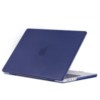 Carbon Fiber Case MacBook Pro 13.3"A1706 ; A1708 ; A1989 ; A2159 ; A2289 ; A2251 ; A2338) M2 A2338 — Navy Blue