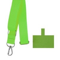 Шнурок на шею «Flat» — Neon Green