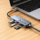 HUB USB C To HDTV ; RJ45 ; SD/TF ; PD ; Type-C3.0 2USB — Hoco HB52