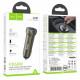 Car Charger 60W 2 PD Hoco Z54B — Gold