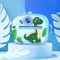 Фотоаппарат детский Print Camera AM-300 — Dino Blue