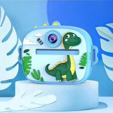 Фотоаппарат детский Print Camera AM-300 — Dino Blue