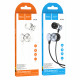 3.5 mm Earphones With Mic —Hoco M106 — Silver