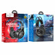 Gaming Headset 3.5mm & USB Hoco W106 Tiger — Black