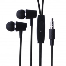 Навушники з мікрофоном 3.5mm  Hoco M34 Honor Music — Black