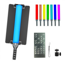 Лампа LED видео Handheld Fill Light Stick RL-60SL RGB I 1m cable with adapter I Remote I Barn door light shield I Carry bag
