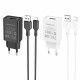 Home Charger 2.1A 1U Lightning Cable (1m) Borofone BA68A — Black