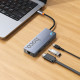 HUB USB C To HDTV ; RJ45 ; SD/TF ; PD ; Type-C3.0 2USB — Hoco HB52
