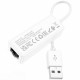 USB Ethernet Adapter 100 Mbps Hoco UA22 Acquire — White