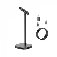 Desktop Microphone Hoco L16 Mike USB — Black