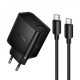 Home Charger | 65W | GaN | 2PD | 1U C to C Cable (1m) — Hoco N75