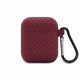 Airpods Case 1/2 Fabric Pattern — Marsala