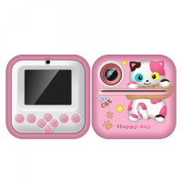 Фотоаппарат детский S2 — Cat Pink