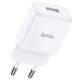 Home Charger 2.1A 1U Micro Cable (1m) Hoco N9 — White