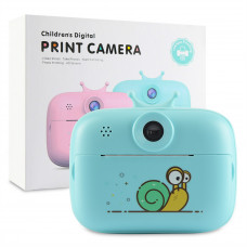 Фотоаппарат детский Print Camera D11  — Blue