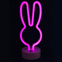 Ночной светильник Neon Lamp series — Bunny Pink