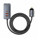 Car Charger 120W 3U 1C Extension Cord Baseus (CCBT-B0G) Share Together PPS multi-port Fast charging Gray — CCBT-B0G Gray