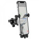 Car Holder — Hoco CA102 Manner gravity linkage __ — black silver
