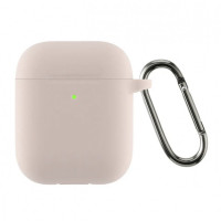 Airpods 1 ; 2 Case Microfiber — Pink Sand (7)