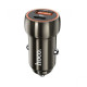 Car Charger | 20W | PD | USB QC3.0 | USB-C | — Hoco Z46A — Metal Gray
