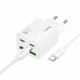 Home Charger | 20W | 2PD | 2U — Hoco N55  — White