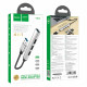 USB HUB : USB C To 4 USB — Hoco HB26  — Silver