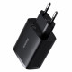 Home Charger 17W 3U Baseus (CCXJ020) Compact Charger — CCXJ020101 Black