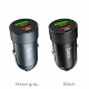 Car Charger 20W PD QC3.0 Hoco Z32B — Black