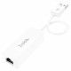 USB Ethernet Adapter 100 Mbps Hoco UA22 Acquire — White