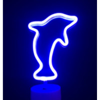 Ночной светильник Neon Sign — Dolphin