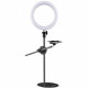 Лампа кольцевая комплект LED 360 F-537S 10" 3300K - 6000К+ holder + remote + tripod stand