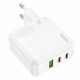 Home Charger 65W GaN 2PD QC 3.0 Hoco C115A — White