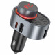 Fm Transmitter MP3 | Car Charger | 3.1A | PD30W | 2U — Hoco E72 — Metal Grey