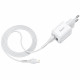 Home Charger 2.4A 2U Lightning Cable (1m) Hoco N8 — White