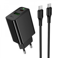 Home Charger 30W PD QC3.0 C to C Cable (1m) Hoco CS95A