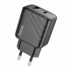 Home Charger | 30W | PD | QC3.0 — Hoco CS23A — Black