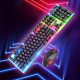 Комплект клавіатури та миші Hoco GM18 Luminous gaming keyboard and mouse set(Russian version) — Black