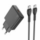 Home Charger 20W PD3.0 C to C Cable (1m) Hoco N37 — Black