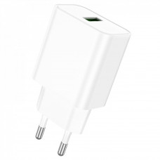 Home Charger | 18W | 1U | Cable  USB  C  — Borofone BA72A — White