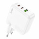 Home Charger 65W GaN 2PD QC 3.0 Hoco C115A — White