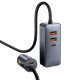 Car Charger 120W 2U 2C Extension Cord Baseus (CCBT-A0G) Share Together PPS multi-port Fast charging Gray — CCBT-AOG Gray