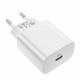 Home Charger 30W PD C to Lightning Cable (1m) Hoco C76A Pro — White