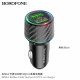 Car Charger | 30W | PD | QC3.0 C to C Cable (1m) — Borofone BZ21 — Black