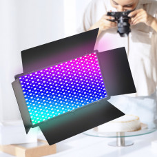 Лампа видеосвет LED Pro 600 RGB I panel light I 2 battery(4400mAh) I charger I carry bag I Remote